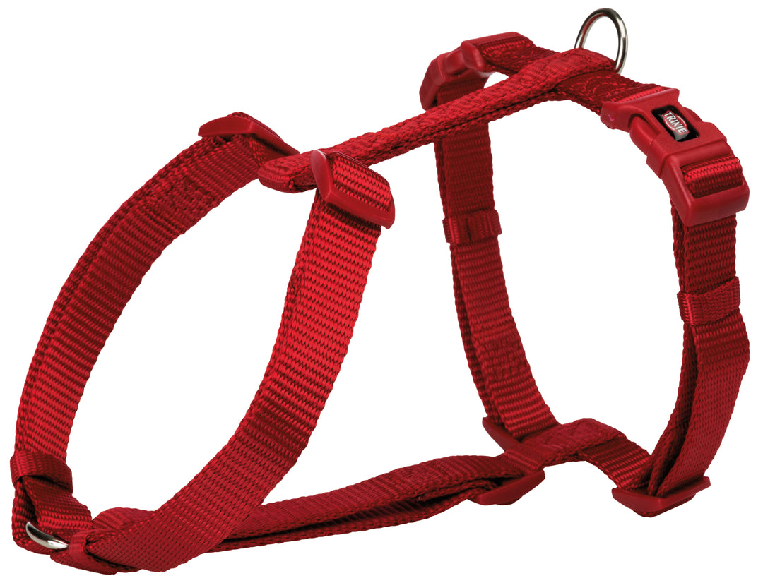 Premium H-Harness S-M 42-60cm/15mm Red