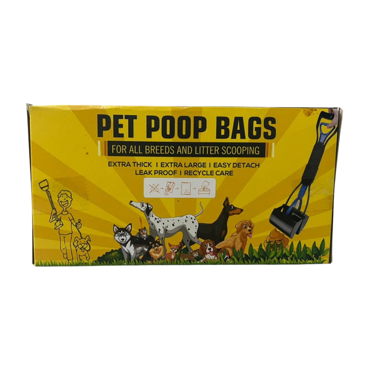 Pet Poop Bags – Extra Thick, Leak Proof & Easy Detach | For All Breeds | Recyclable