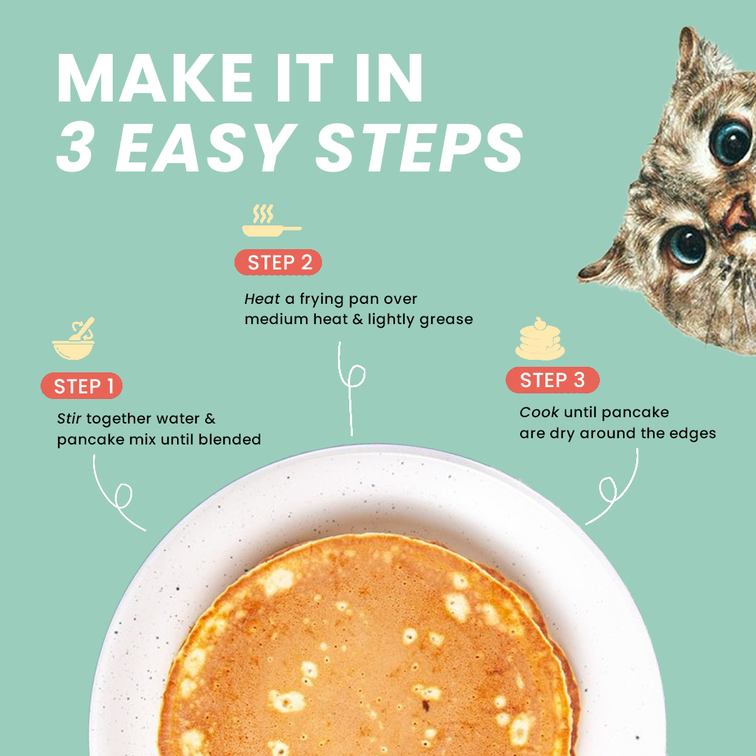 Cat Casper Pancake Mix for Cats Cheese 250gm