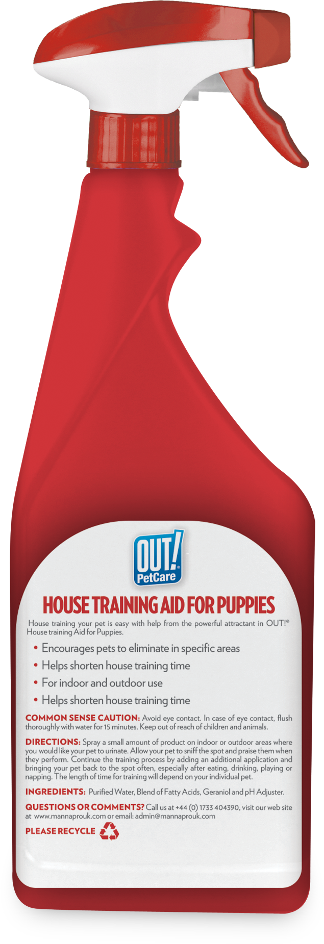 OUT Toilet Training Aid for Puppies 500ml