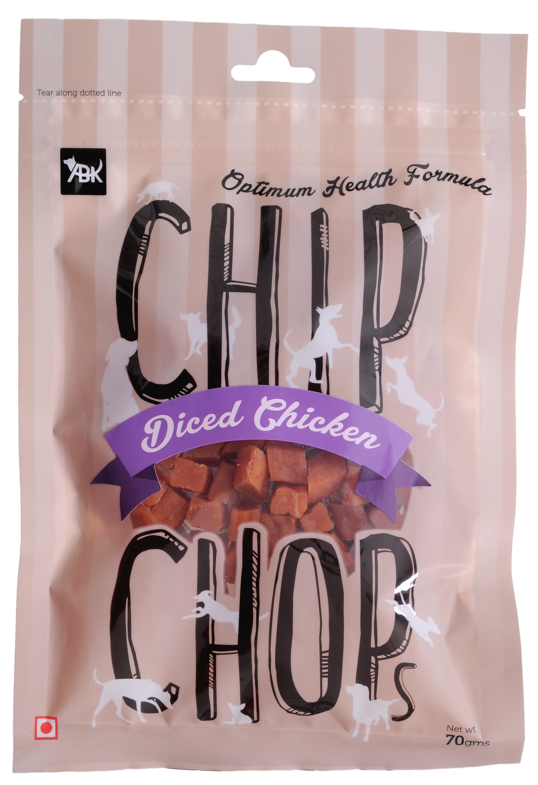 Chip Chops Diced Chicken 70g