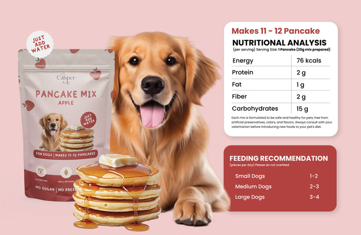 Cat Casper Pancake Mix for Dogs Apple 250gm