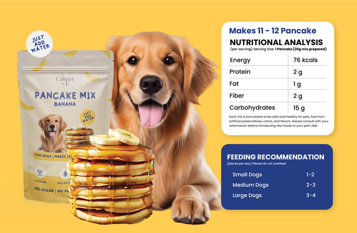 Cat Casper Pancake Mix for Dogs Banana 250gm