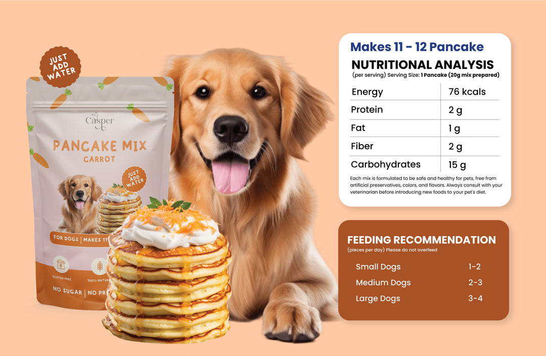 Cat Casper Pancake Mix for Dogs Carrot 250gm