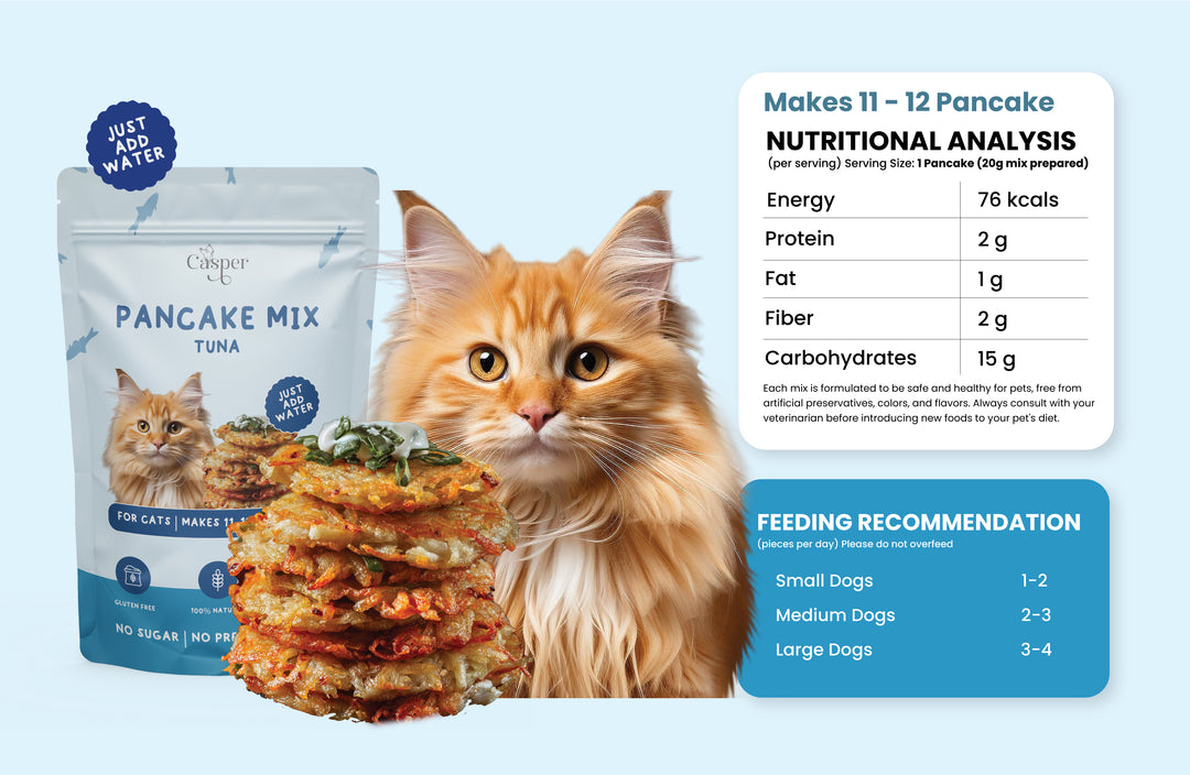 Cat Casper Pancake Mix for Cats Tuna 250gm