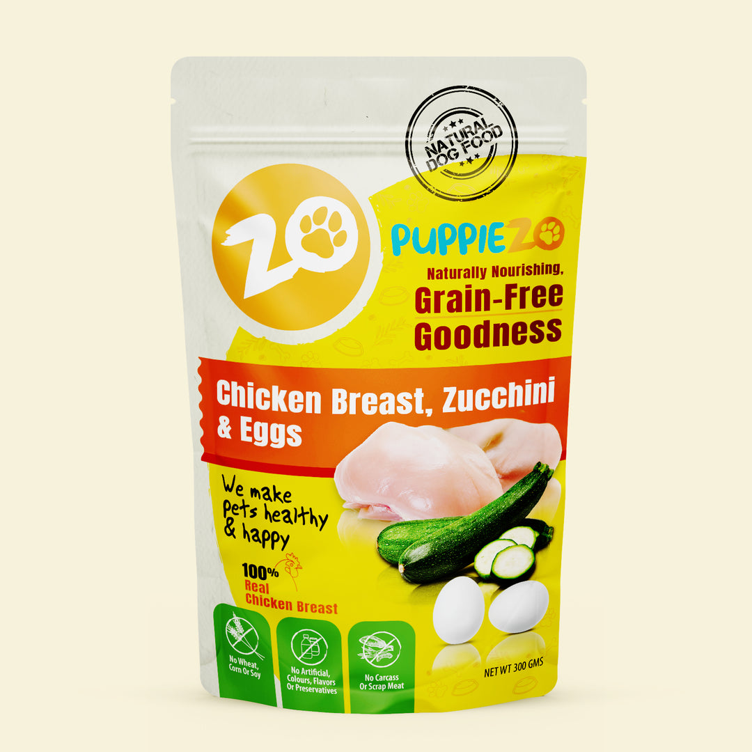 Puppiezo Chicken Breast, Zucchini & Eggs Fresh Wet Dog Food