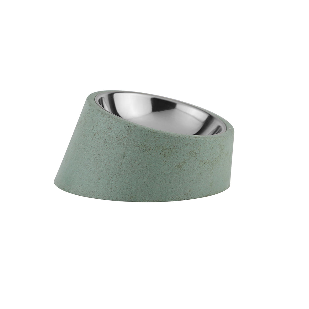 Pawpourri Sustainable Tilted Bowl - Mint Green