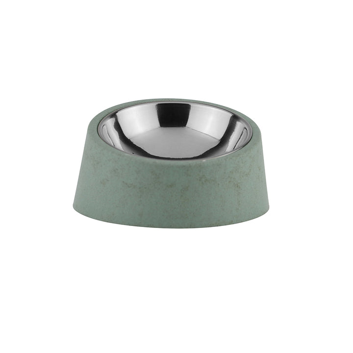 Pawpourri Sustainable Tilted Bowl - Mint Green