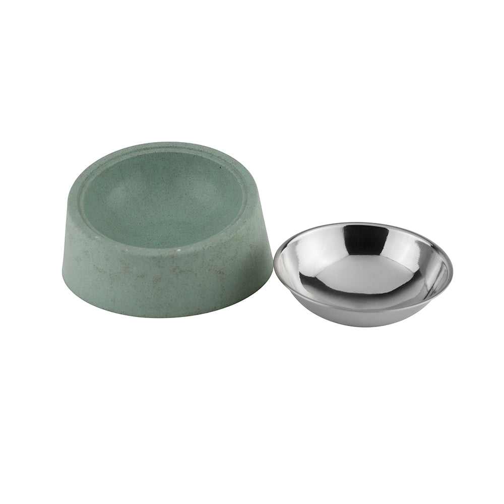 Pawpourri Sustainable Tilted Bowl - Mint Green