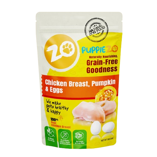 Puppiezo Chicken Breast, Pumpkin & Eggs Fresh Wet Dog Food