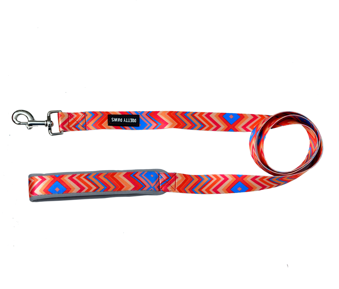 Pretty Paws Printed Red Dog Leash