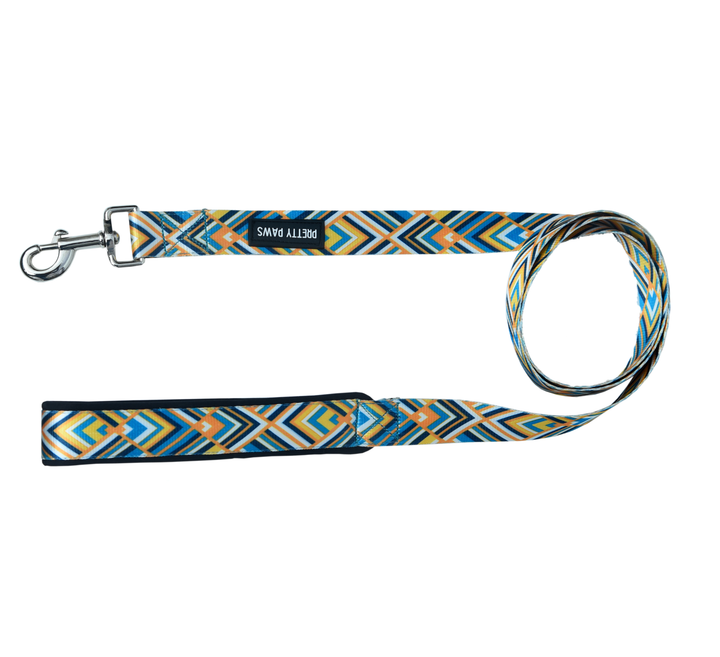 Pretty Paws Printed Yellow Dog Leash