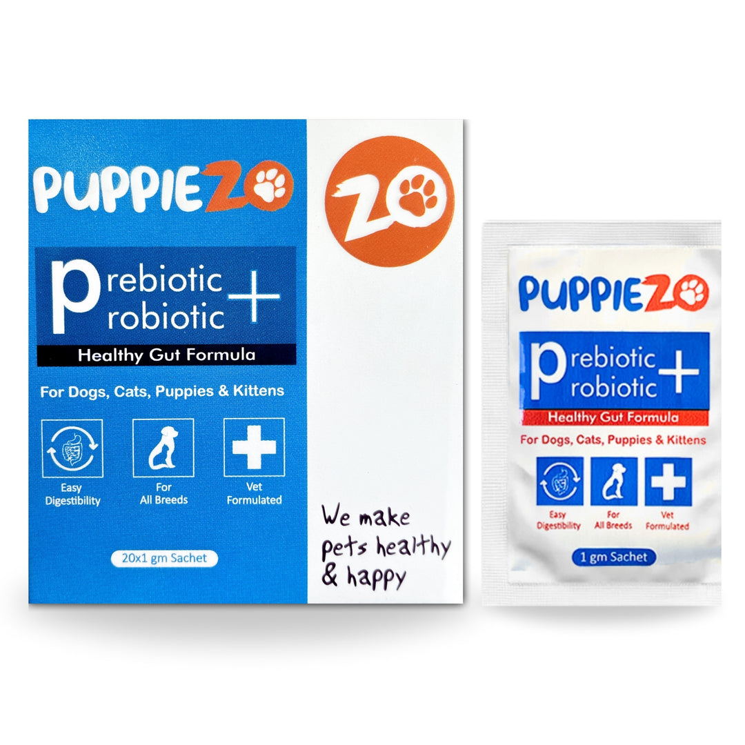 Puppiezo Pre & Probiotic Powder Supplements for Cats and Dogs