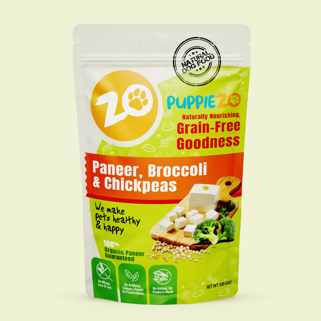 Puppiezo Paneer, Broccoli & Chickpeas Fresh Dog Food