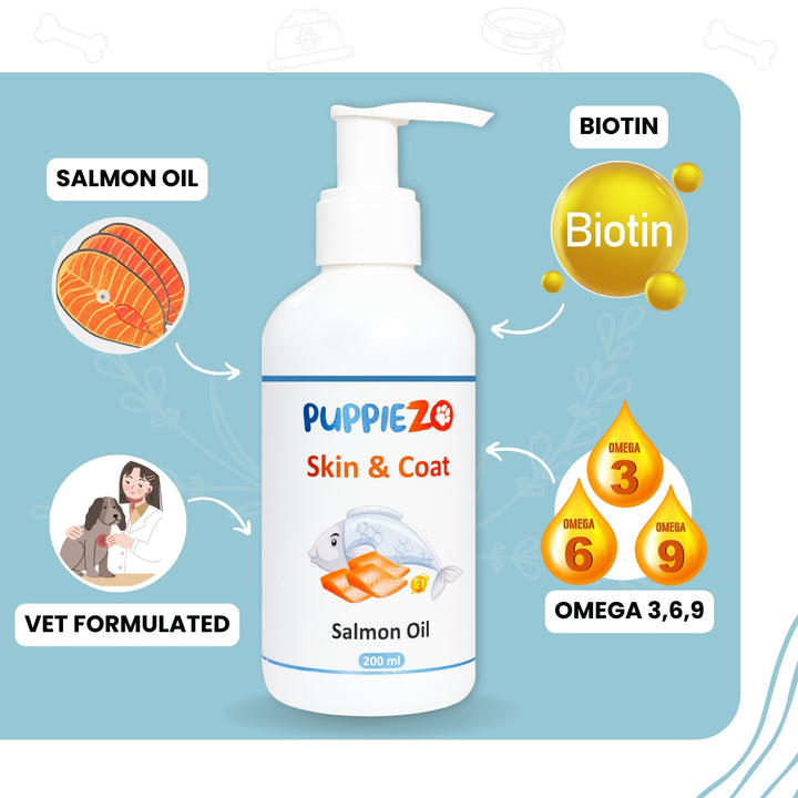 Puppiezo Skin & Coat Supplement (200 ml)