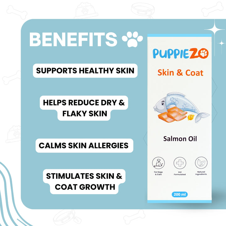 Puppiezo Skin & Coat Supplement (200 ml)