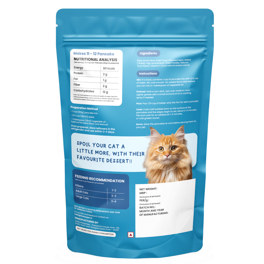 Cat Casper Pancake Mix for Cats Tuna 250gm