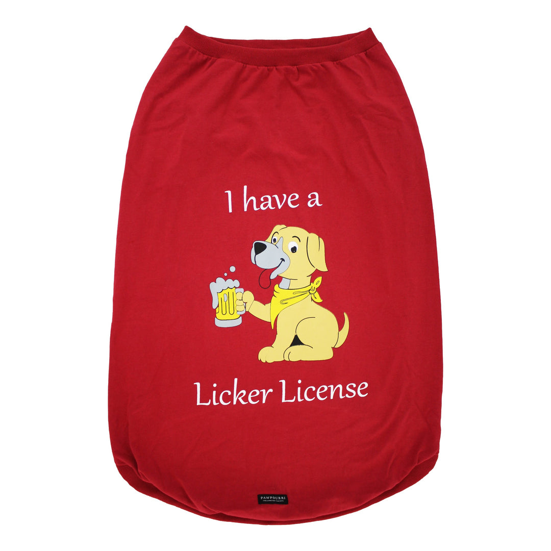 Pawpourri Licker License T-Shirt