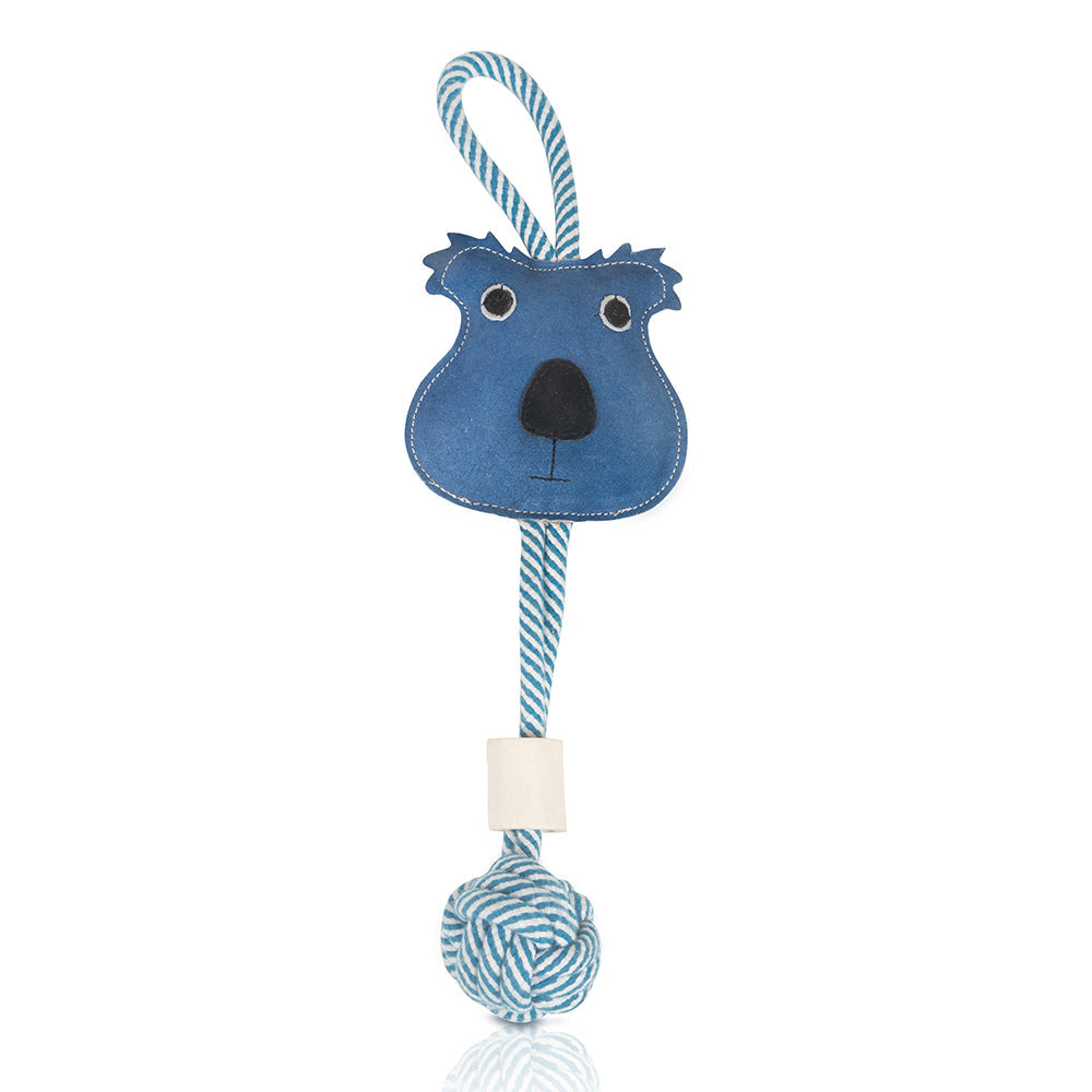 Pawpourri Squirrel Suede and Rope Toy