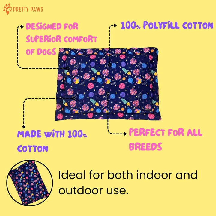 Pretty Paws Space Themed Dog Mat